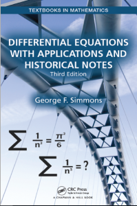 کتاب معادلات دیفرانسیل و کاربرد آنها سیمونز جدیدترین ویرایش 2017